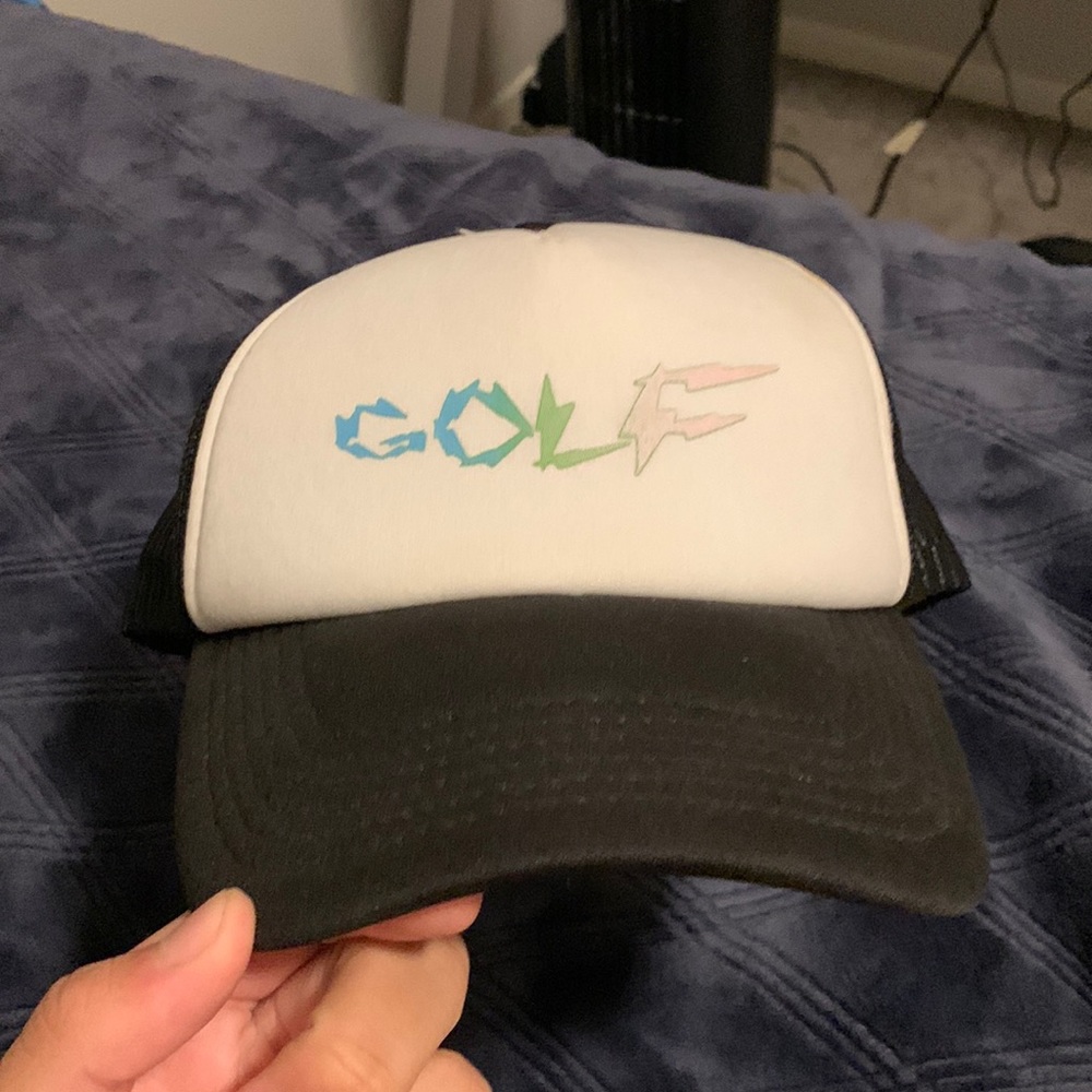 Black & White Bolt “GOLF” Trucker Hat